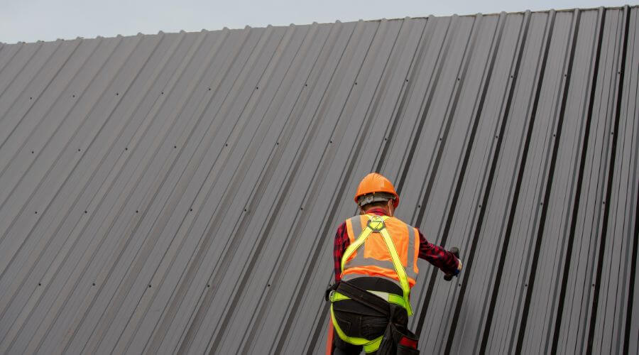 Professional metal roof installation services in New Holland, SD